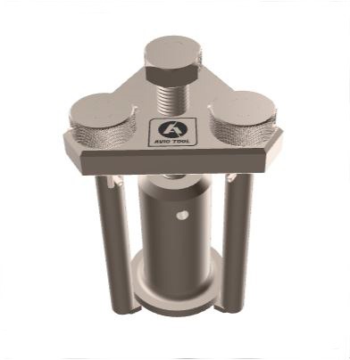 Herramienta de dos brazos para extracción o sujeción.